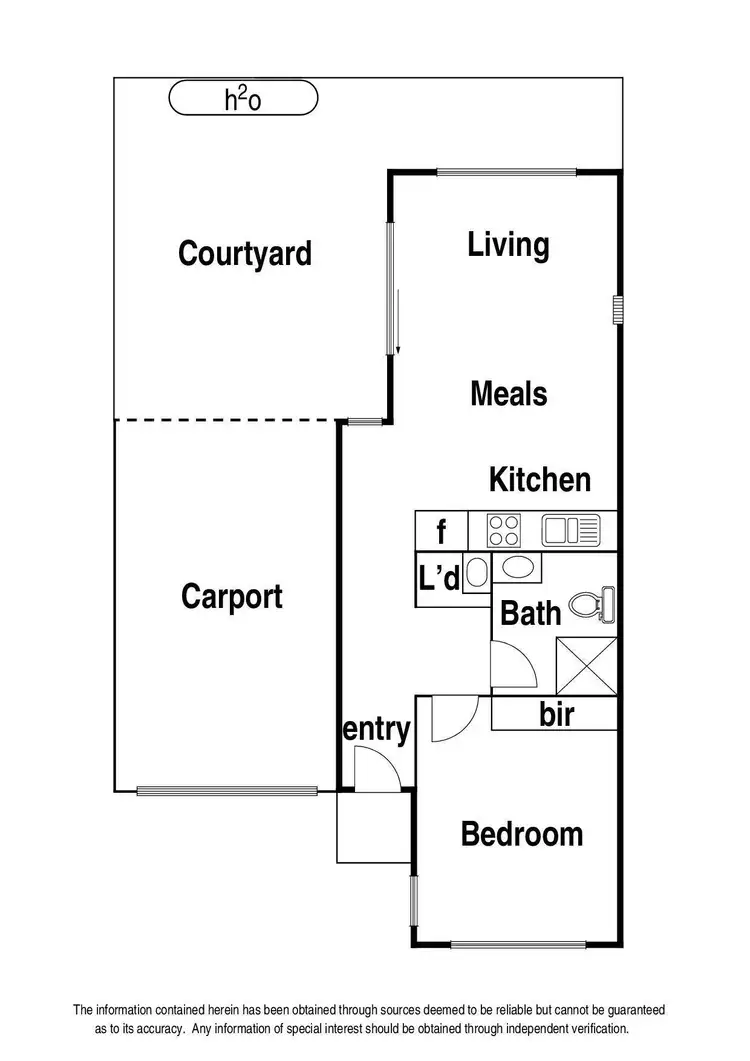 Floorplan of Homely unit listing, 5/8 O'Connell Street, Kingsbury VIC 3083