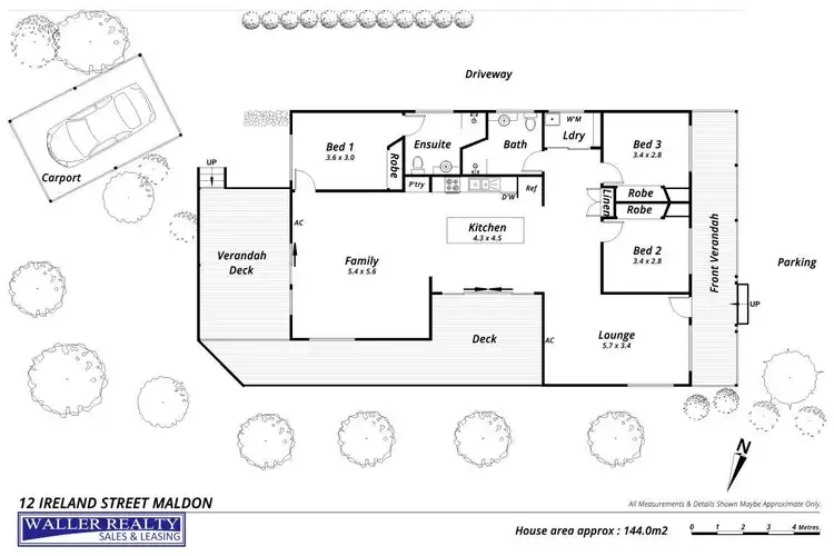Floorplan of Homely house listing, 12 Ireland Street, Maldon VIC 3463