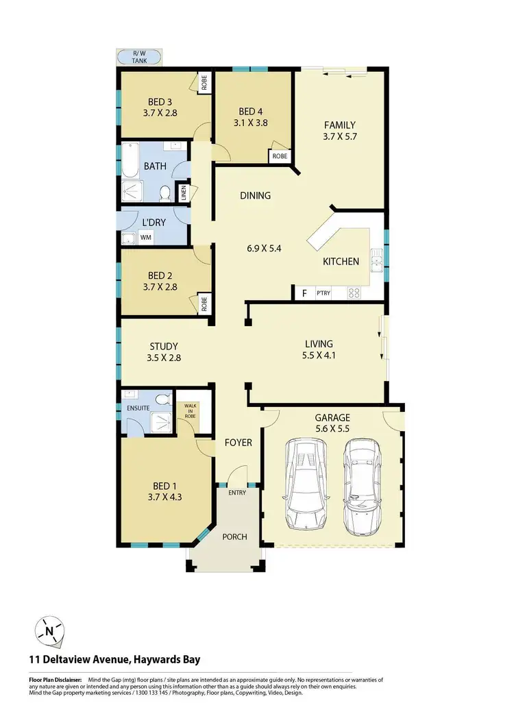 Floorplan of Homely house listing, 11 Deltaview Avenue, Haywards Bay NSW 2530
