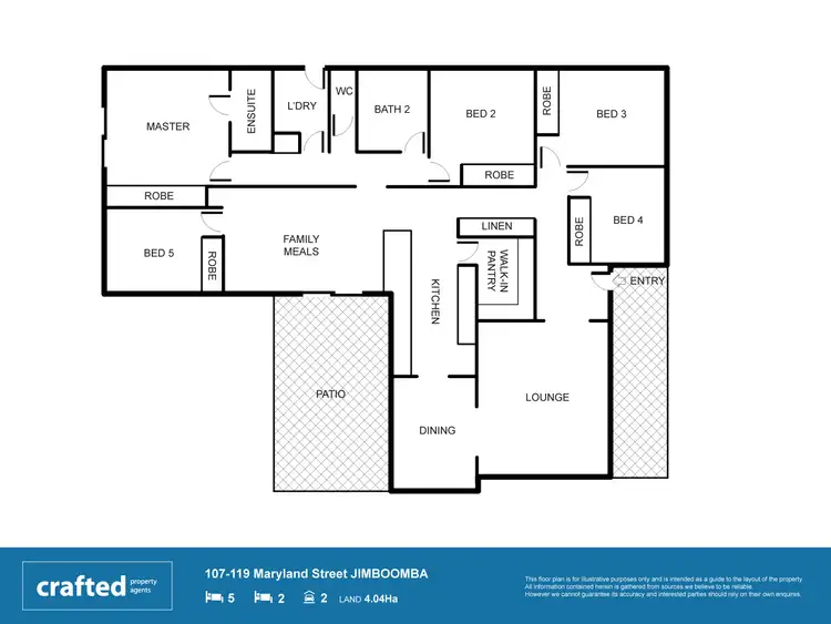 Floorplan of Homely house listing, 107-119 Maryland Street, Jimboomba QLD 4280