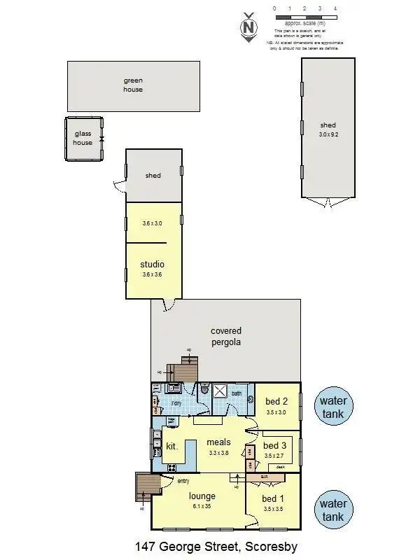 Floorplan of Homely house listing, 147 George Street, Scoresby VIC 3179