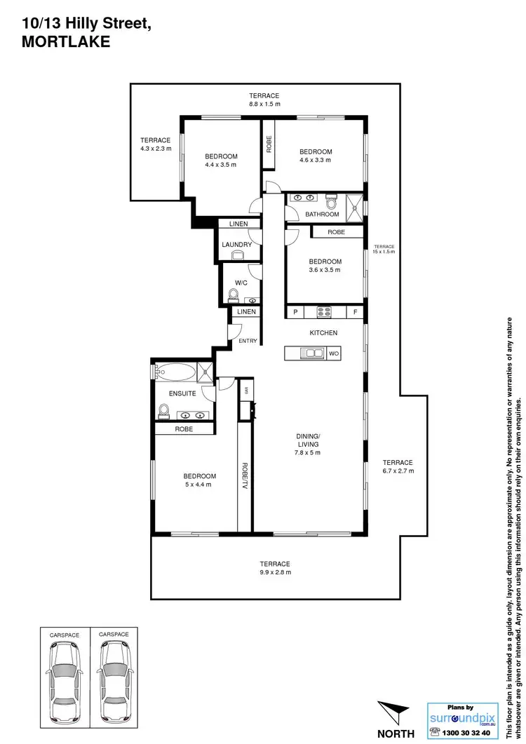 Floorplan of Homely apartment listing, Ph 10/13 Hilly Street, Mortlake NSW 2137