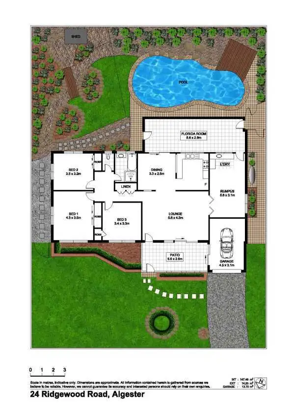 Floorplan of Homely house listing, 24 Ridgewood Road, Algester QLD 4115