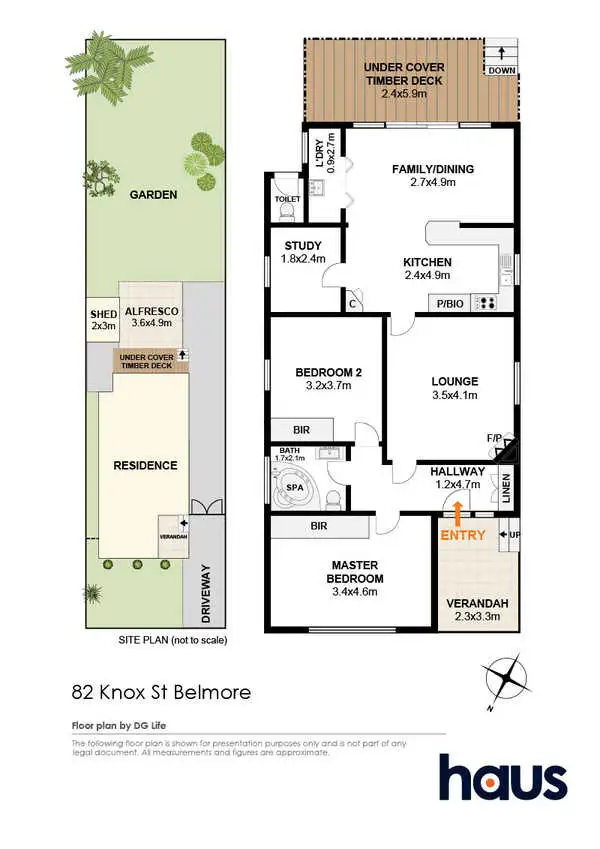 Floorplan of Homely house listing, 82 Knox Street, Belmore NSW 2192