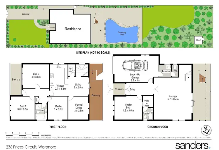 Floorplan of Homely house listing, 236 Prices Circuit, Woronora NSW 2232