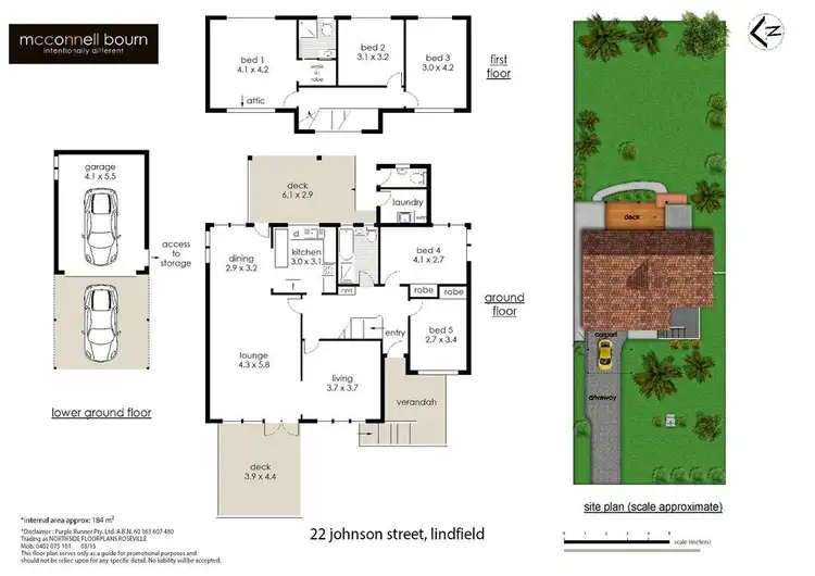 Floorplan of Homely house listing, 22 Johnson Street, Lindfield NSW 2070