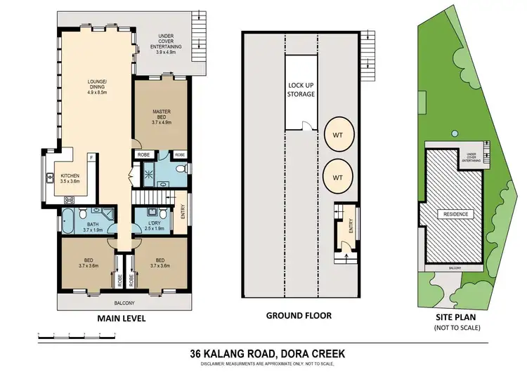Floorplan of Homely house listing, 36 Kalang Road, Dora Creek NSW 2264