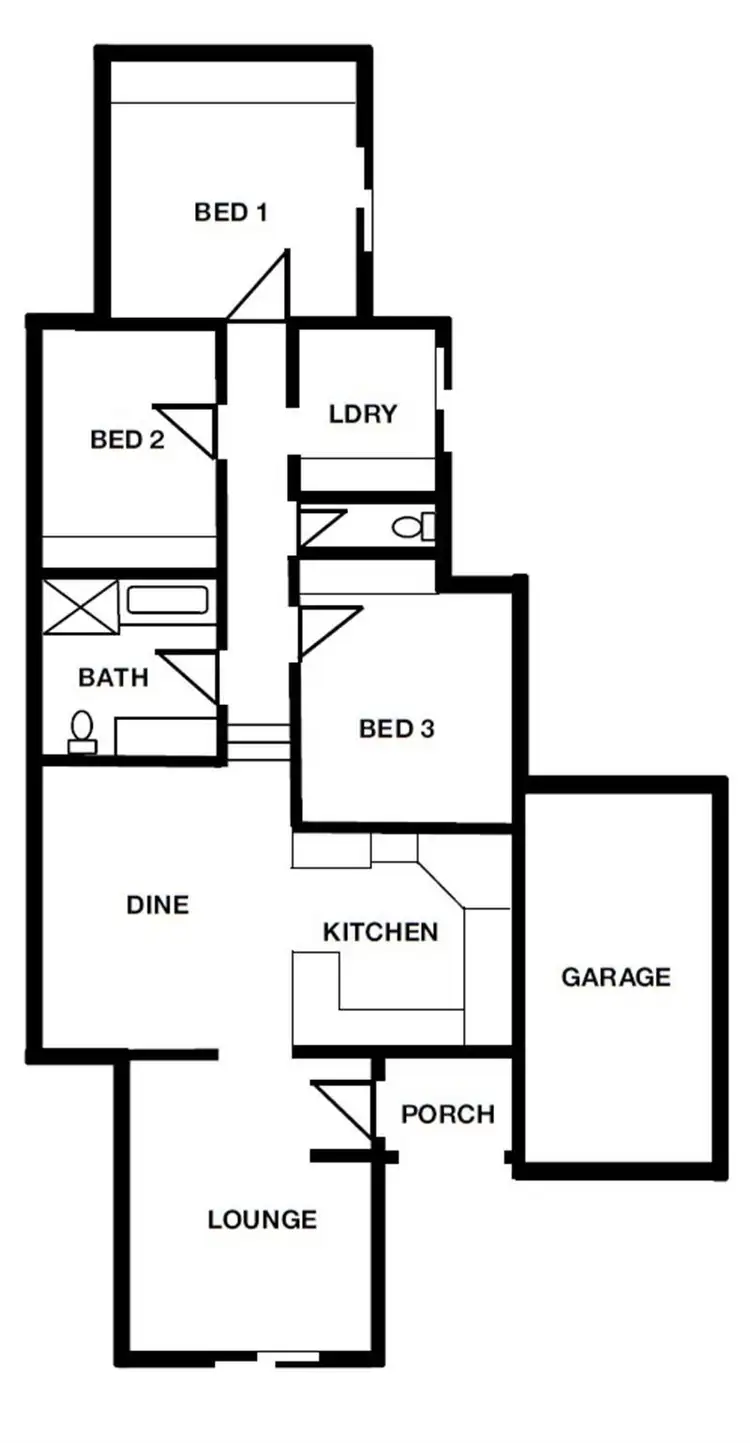 Floorplan of Homely villa listing, 2B Muir Street, Innaloo WA 6018
