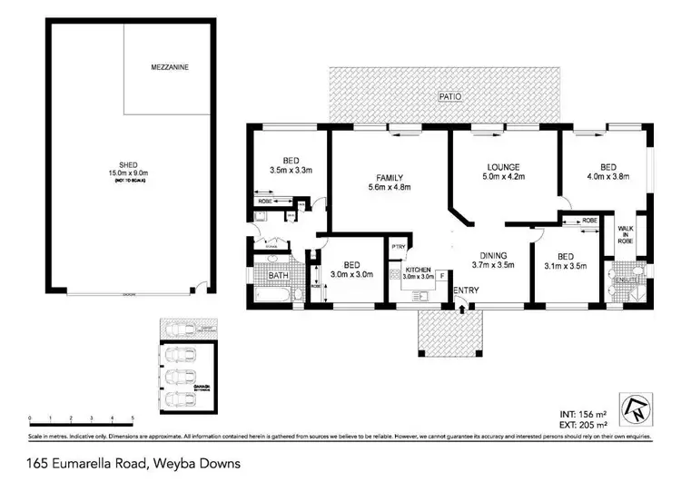 Floorplan of Homely house listing, 165 Eumarella Road, Weyba Downs QLD 4562