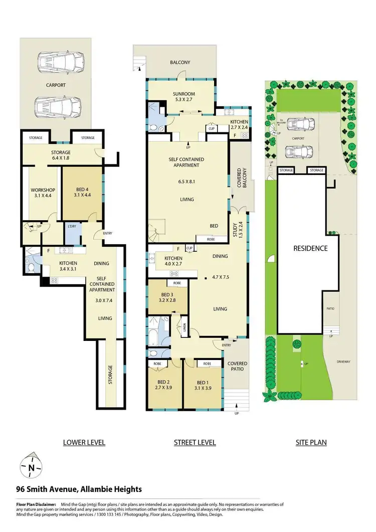 Floorplan of Homely house listing, 96 Smith Avenue, Allambie Heights NSW 2100