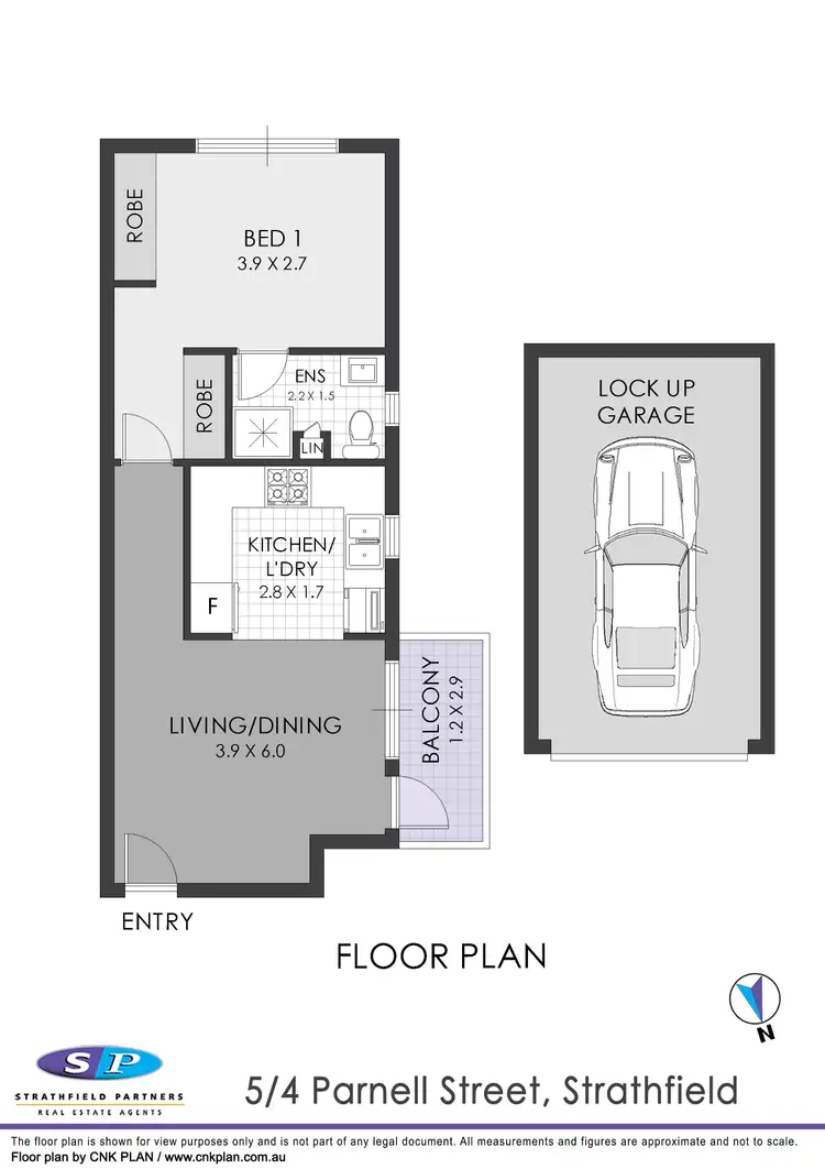 Floorplan of Homely apartment listing, 5/4 Parnell Street, Strathfield NSW 2135
