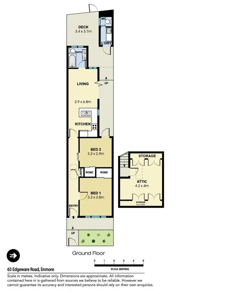 Floorplan of Homely house listing, 63 Edgeware Road, Enmore NSW 2042