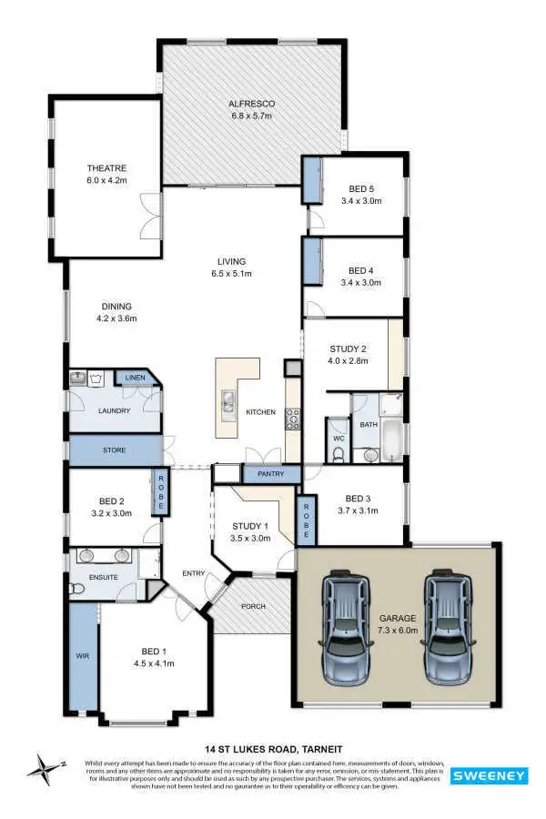 Floorplan of Homely house listing, 14 St Lukes Road, Tarneit VIC 3029