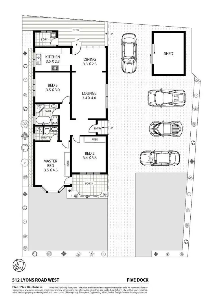 Floorplan of Homely house listing, 512 Lyons Road, Five Dock NSW 2046