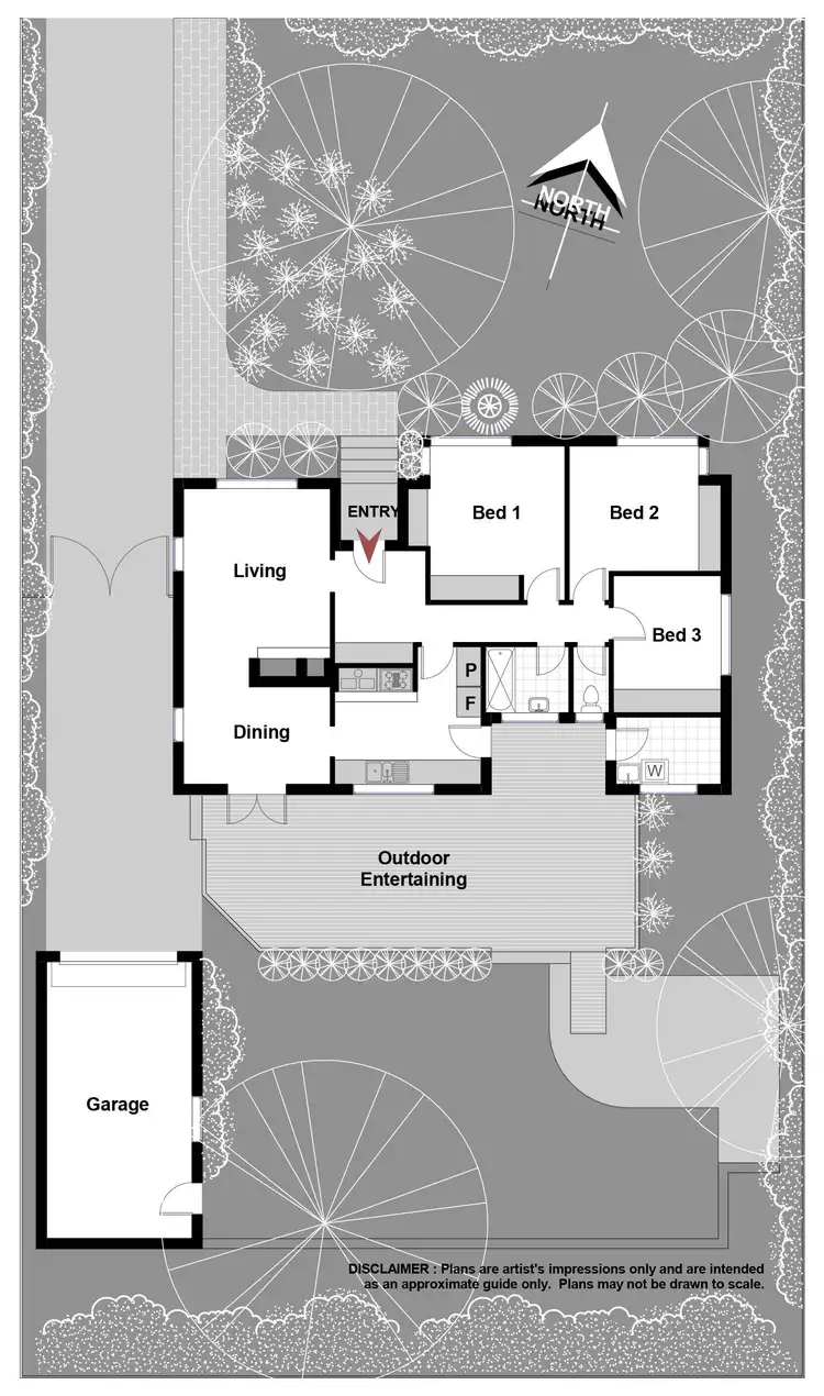 Floorplan of Homely house listing, 48 MacGregor Street, Deakin ACT 2600