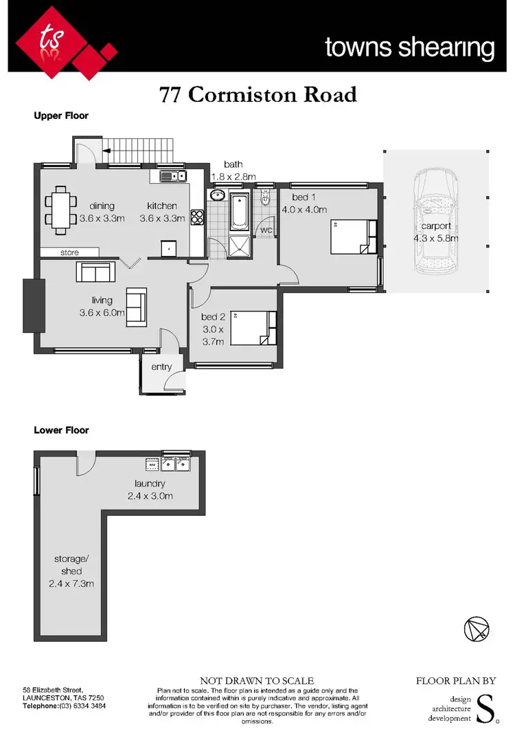 Floorplan of Homely house listing, 77 Cormiston Road, Riverside TAS 7250
