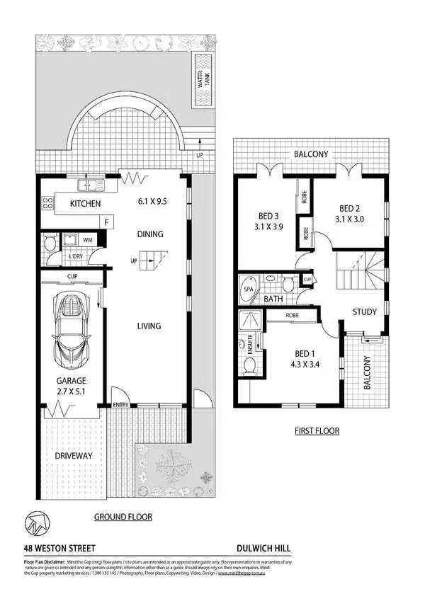 Floorplan of Homely house listing, 48 Weston Street, Dulwich Hill NSW 2203
