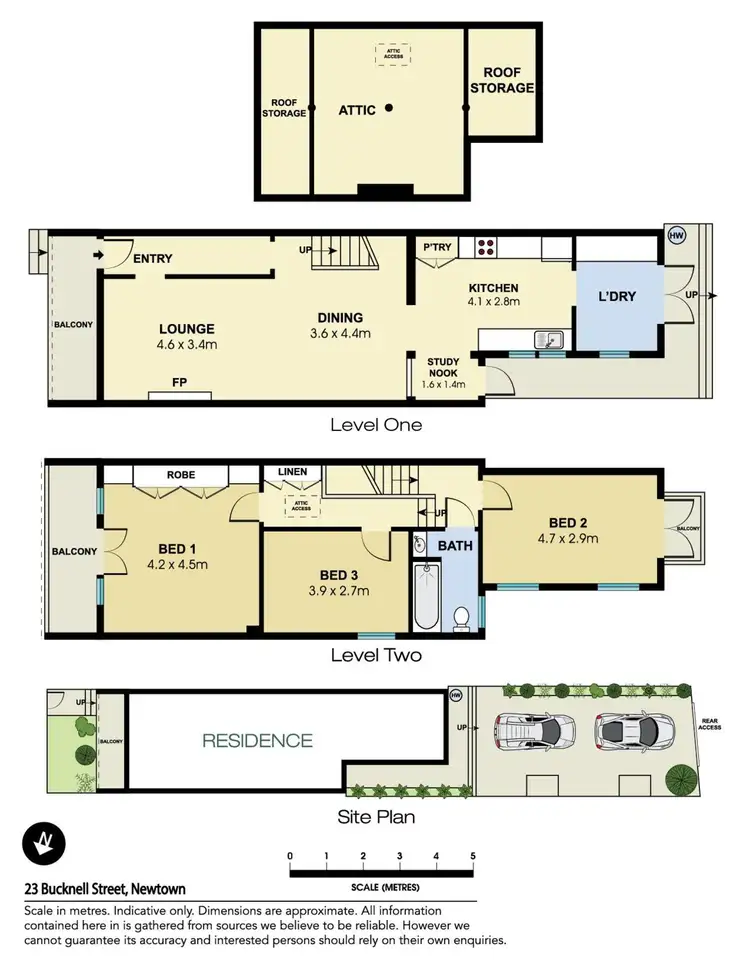 Floorplan of Homely house listing, 23 Bucknell Street, Newtown NSW 2042