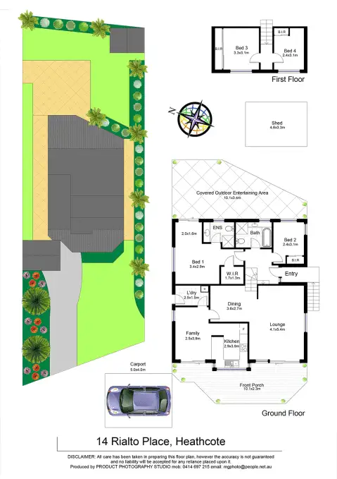 Floorplan of Homely house listing, 14 Rialto Place, Heathcote NSW 2233