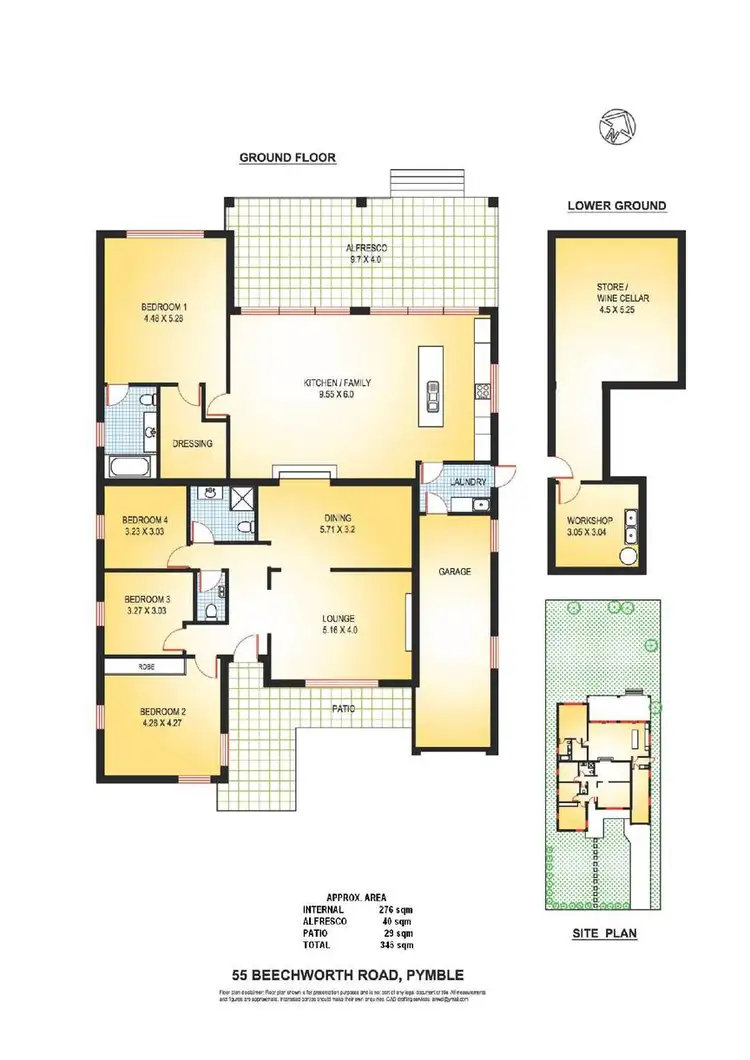 Floorplan of Homely house listing, 55 beechworth Road, Pymble NSW 2073
