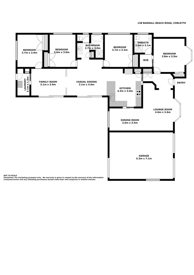 Floorplan of Homely house listing, 138 Bagnall Beach Road, Corlette NSW 2315