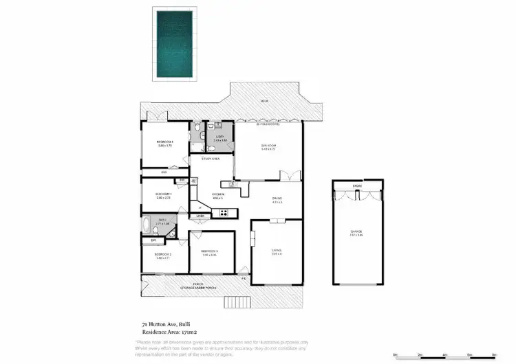 Floorplan of Homely house listing, 71 Hutton Avenue, Bulli NSW 2516