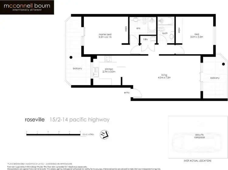 Floorplan of Homely apartment listing, 15/2-14 Pacific Highway, Roseville NSW 2069