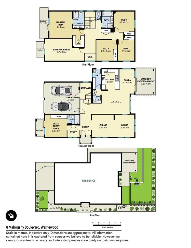 Floorplan of Homely house listing, 8 Mahogany Boulevard, Warriewood NSW 2102