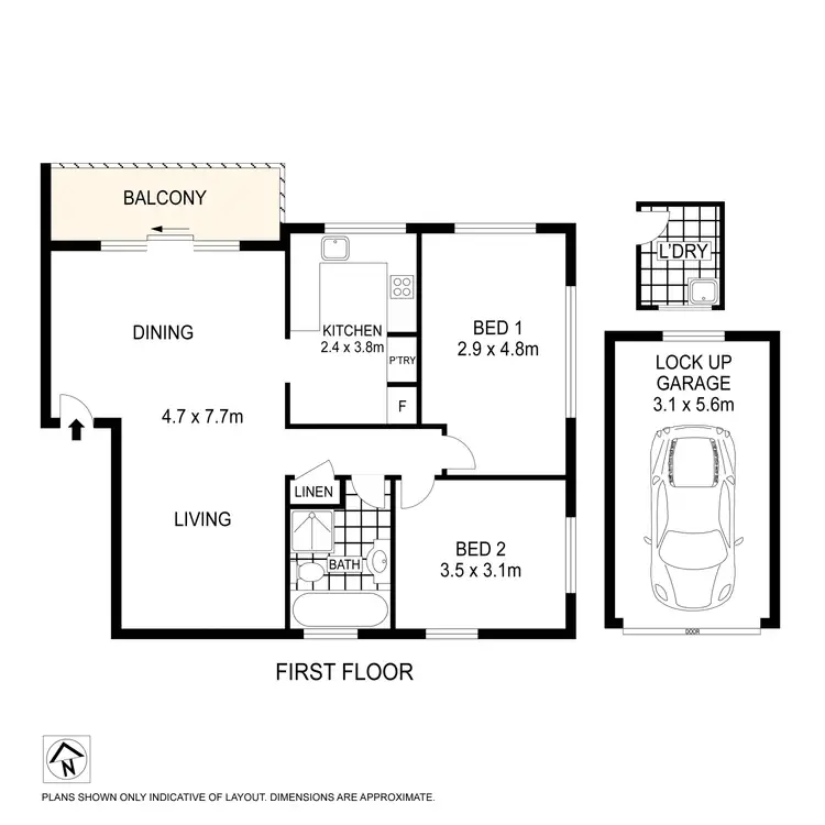 Floorplan of Homely apartment listing, 7/44 Henson Street, Summer Hill NSW 2130