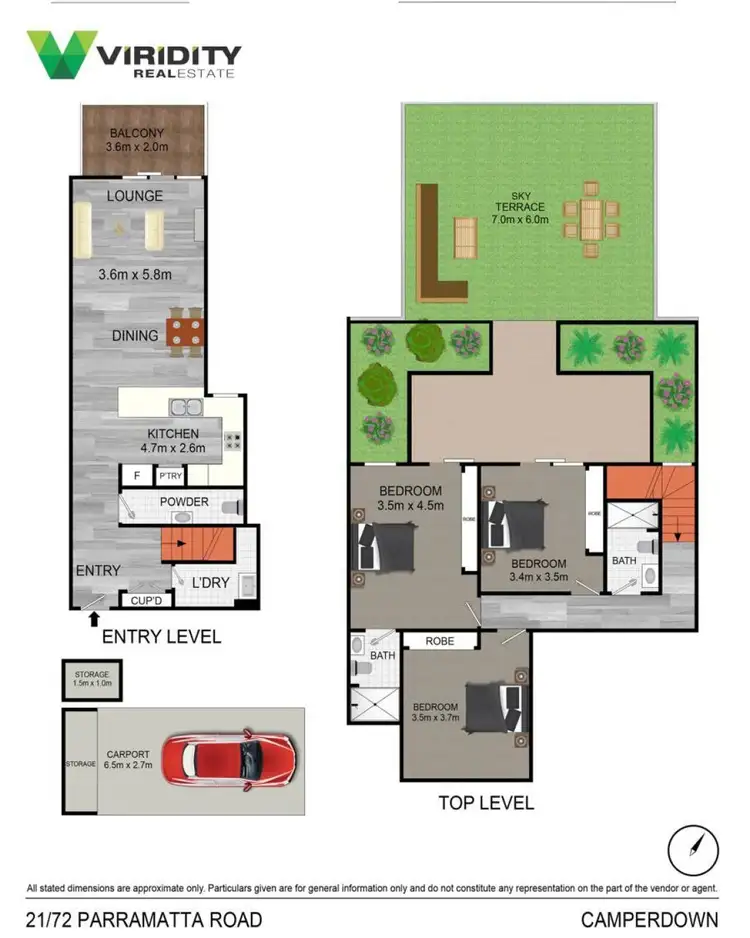 Floorplan of Homely apartment listing, Level 4 & 5/21/72 Parramatta Road, Camperdown NSW 2050