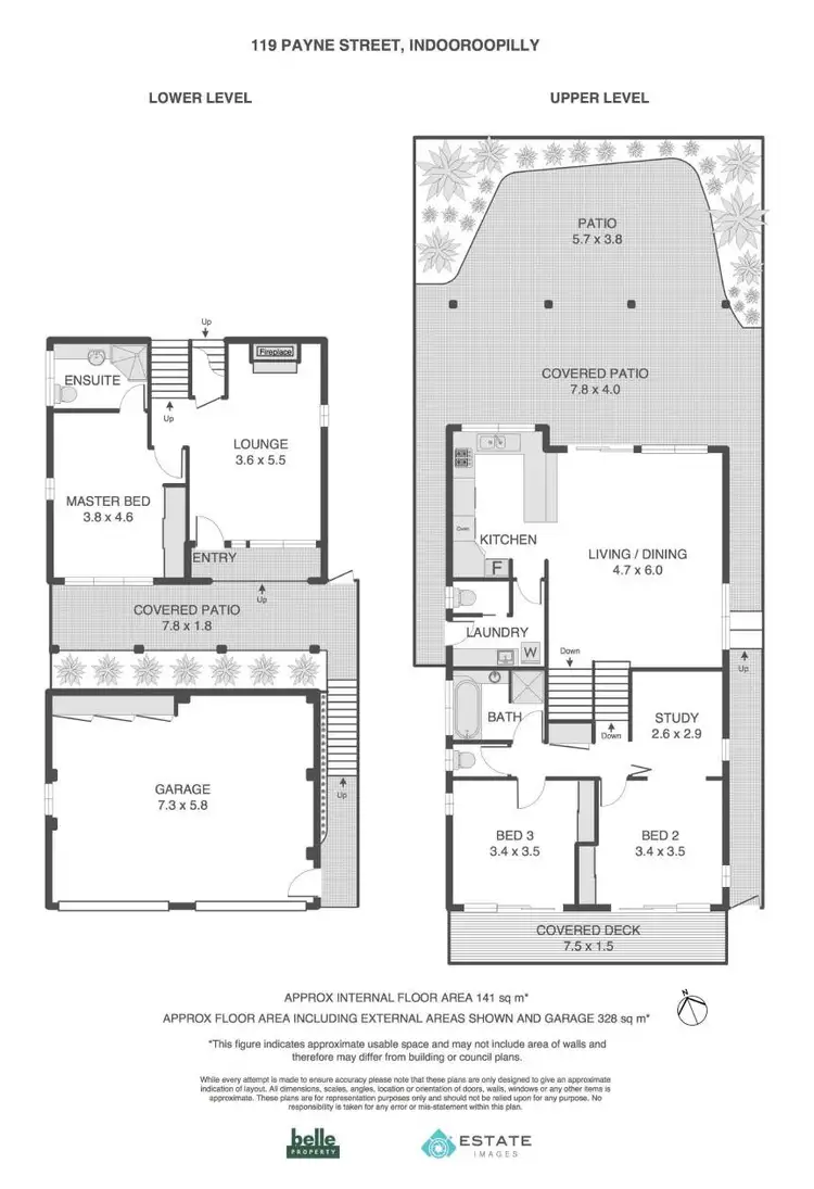 Floorplan of Homely house listing, 119 Payne Street, Indooroopilly QLD 4068