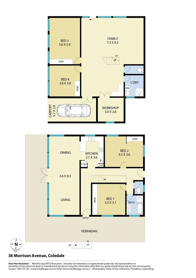 Floorplan of Homely house listing, 36 Morrison Avenue, Coledale NSW 2515