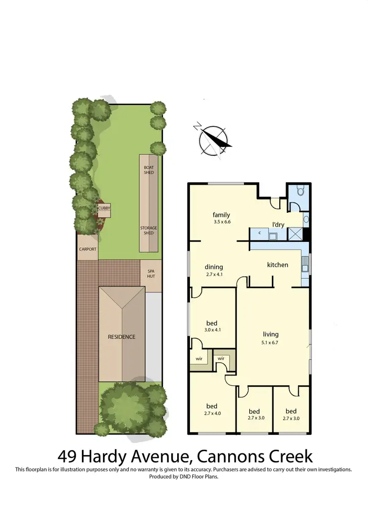 Floorplan of Homely house listing, 49 Hardy Avenue, Cannons Creek VIC 3977