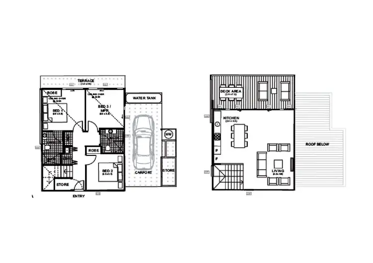 Floorplan of Homely townhouse listing, 5/42 Boardwalk Boulevard, Mount Coolum QLD 4573