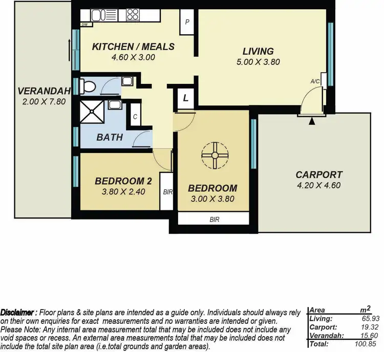 Floorplan of Homely unit listing, 4/9 Third Avenue, Glenelg East SA 5045