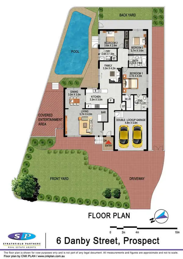 Floorplan of Homely house listing, 6 Danby Street, Prospect NSW 2148