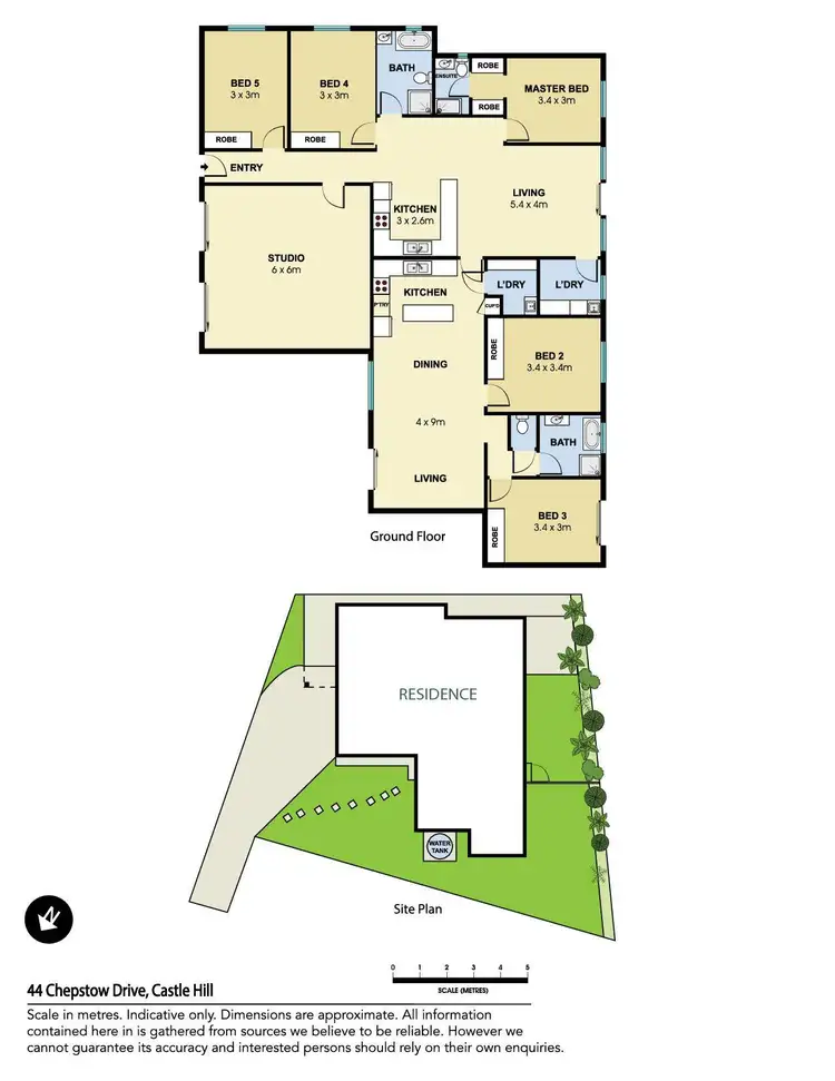 Floorplan of Homely house listing, 44 Chepstow Drive, Castle Hill NSW 2154