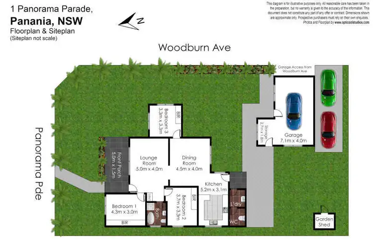 Floorplan of Homely house listing, 1 Panorama Parade, Panania NSW 2213