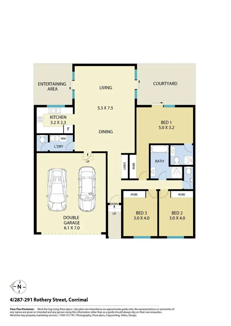 Floorplan of Homely villa listing, 4/287 - 291 Rothery Street, Corrimal NSW 2518
