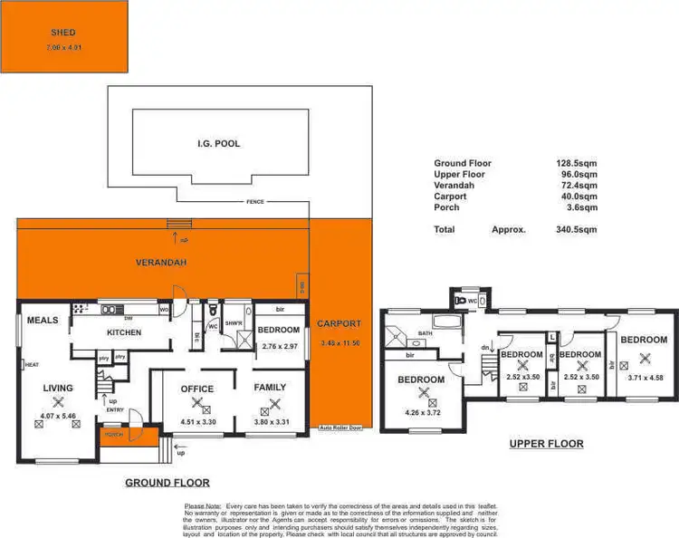 Floorplan of Homely house listing, 44 Dunn Road, Highbury SA 5089