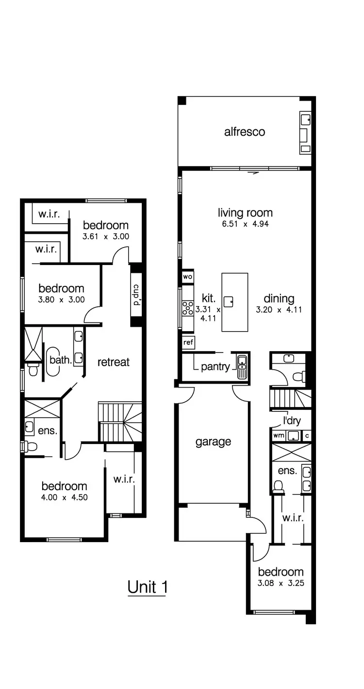 Floorplan of Homely house listing, 36A Gordon Street, Newport VIC 3015