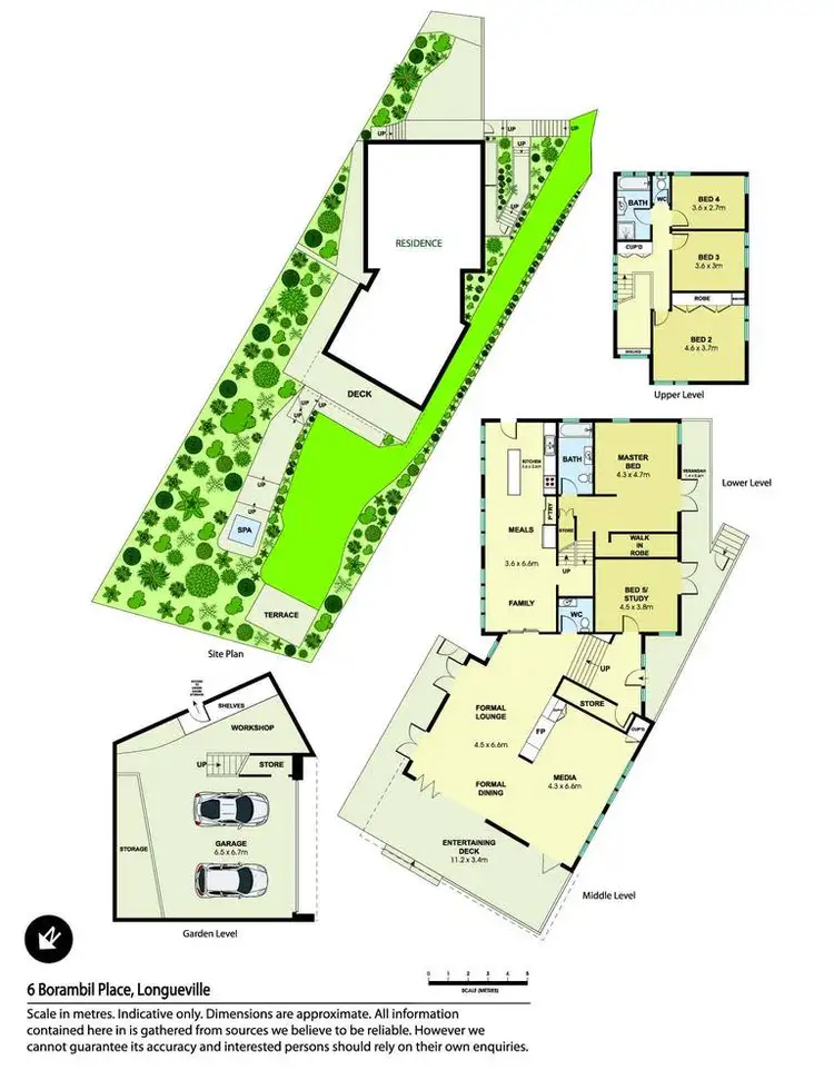 Floorplan of Homely house listing, 6 Borambil Place, Longueville NSW 2066