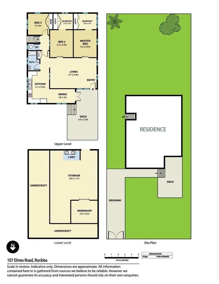 Floorplan of Homely house listing, 107 Elmes Road, Rocklea QLD 4106
