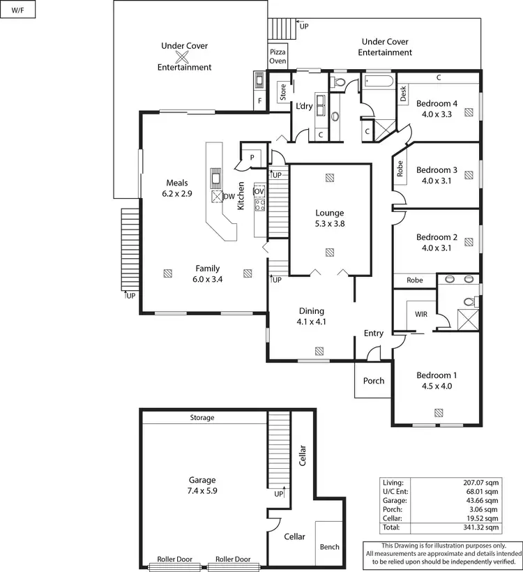 Floorplan of Homely house listing, 10 Tim Place, Athelstone SA 5076
