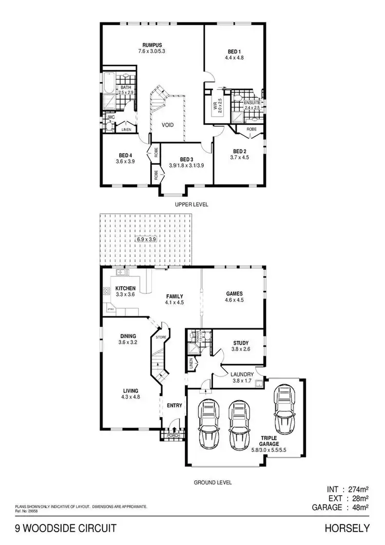 Floorplan of Homely house listing, 9 Woodside Circuit, Horsley NSW 2530