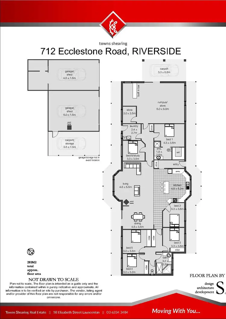 Floorplan of Homely house listing, 712 Ecclestone Road, Riverside TAS 7250