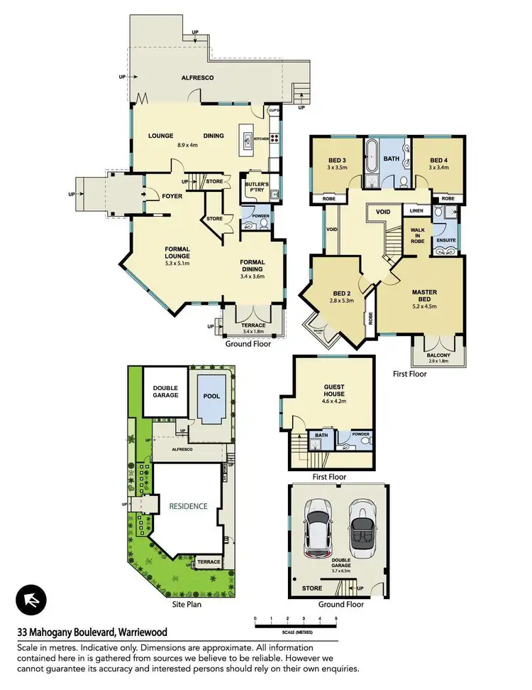 Floorplan of Homely house listing, 33 Mahogany Boulevard, Warriewood NSW 2102