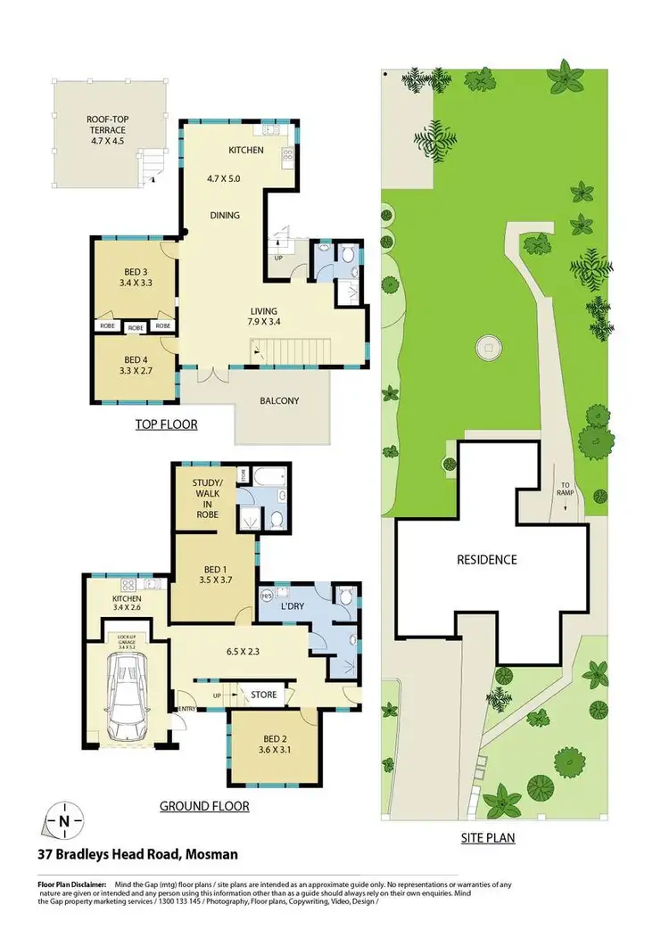 Floorplan of Homely house listing, 37 Bradleys Head Road, Mosman NSW 2088