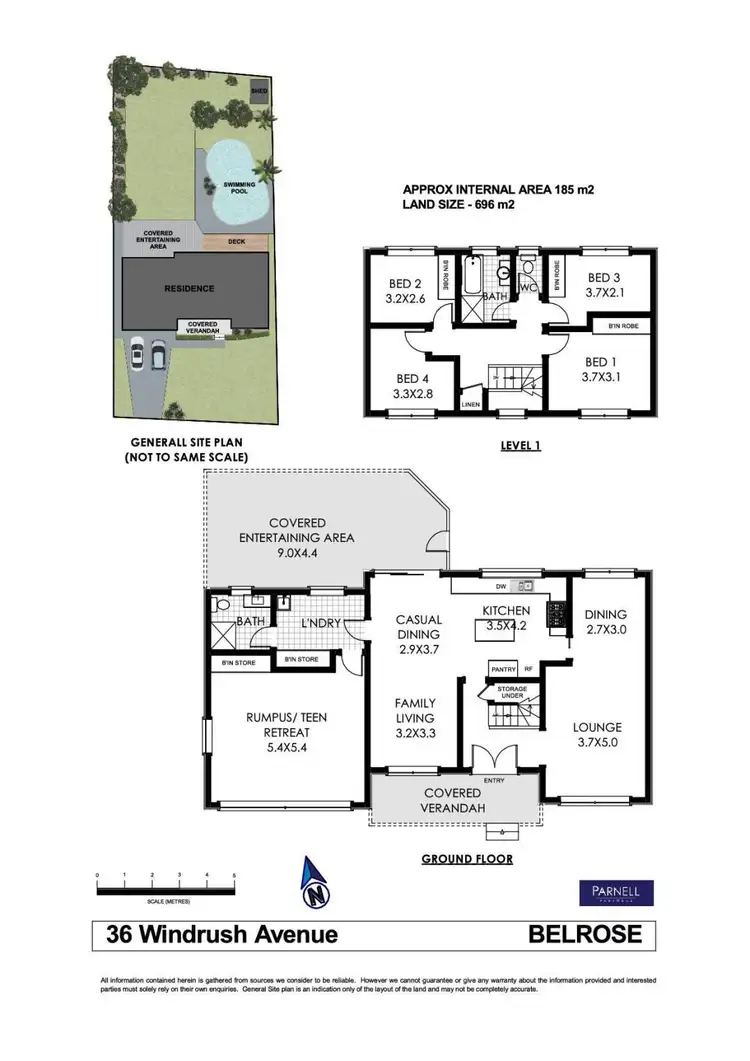 Floorplan of Homely house listing, 36 Windrush Avenue, Belrose NSW 2085