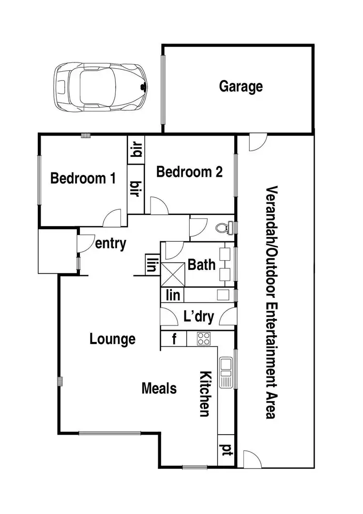 Floorplan of Homely unit listing, 5/27 Pickett Street, Reservoir VIC 3073